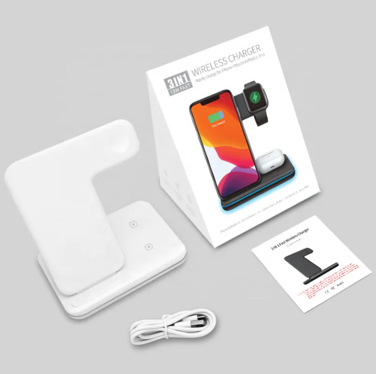 Desktop Dock Station Charger Cradle Sync Data Docking Charging Base For iPhone 11 Android Type C Mobile Phone USB Charger Holder