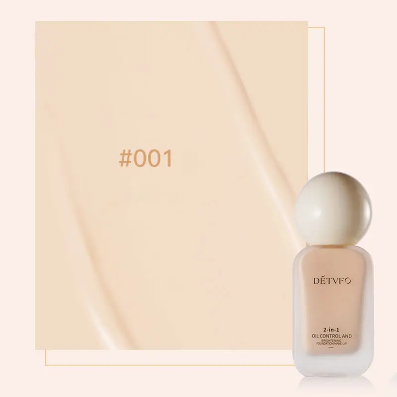 OEM ODM SPF 35 Long Lasting Concealer Makeup Foundation Waterproof Moisturizing Mineral Matte Full Coverage Liquid Foundation