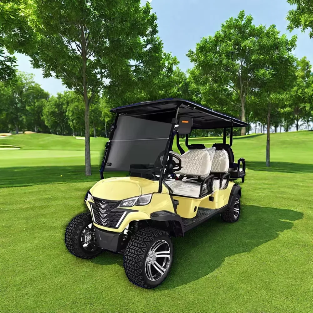 Tong Cai 2024 New 4+4 road off wheelsc new off road electric 4+2 Seater Golf Carts Electric Golf Kart
