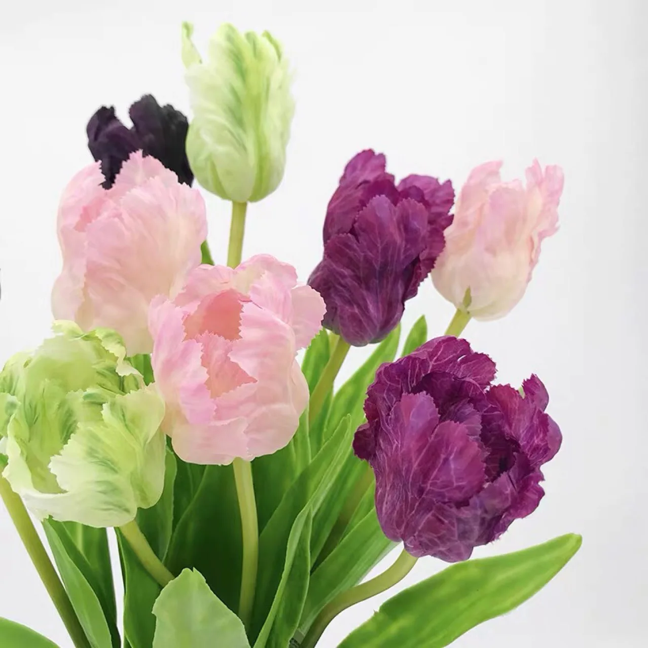 Nordic real touch feeling artificial flower  60 cm  tulip wedding decoration home decoration artificial flower tulip