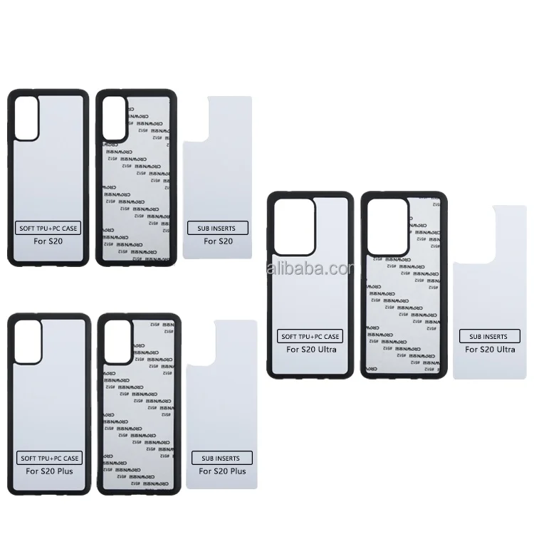 2D Phone Case Sublimation Soft TPU Custom Phone Cover for Samsung Galaxy