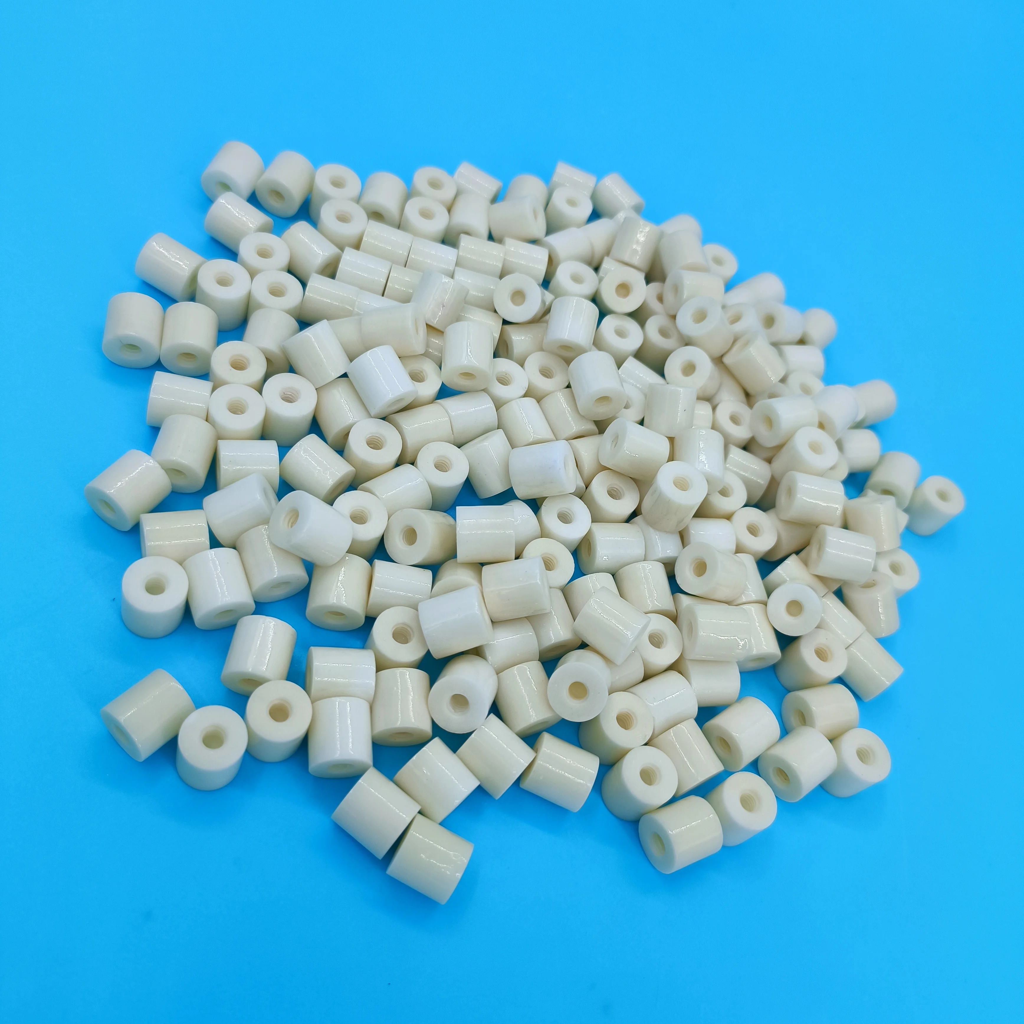 Manufacturer Customized OEM Precision alumina ceramic Insulator Tube Ring Plunger Pipe