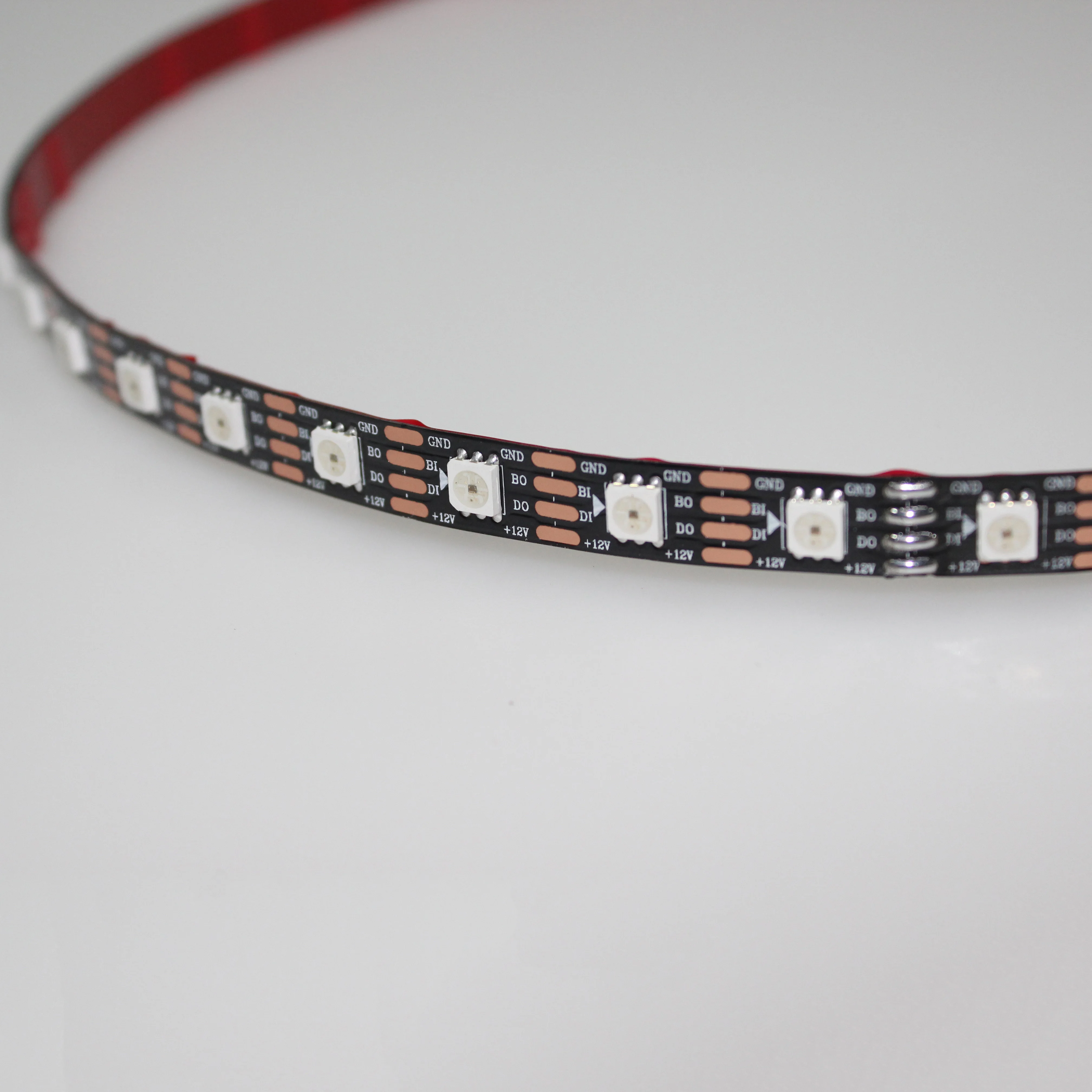 12v 60leds ws2815 flexible addressable RGB 2815 led strip light 4pin breakpoint resume