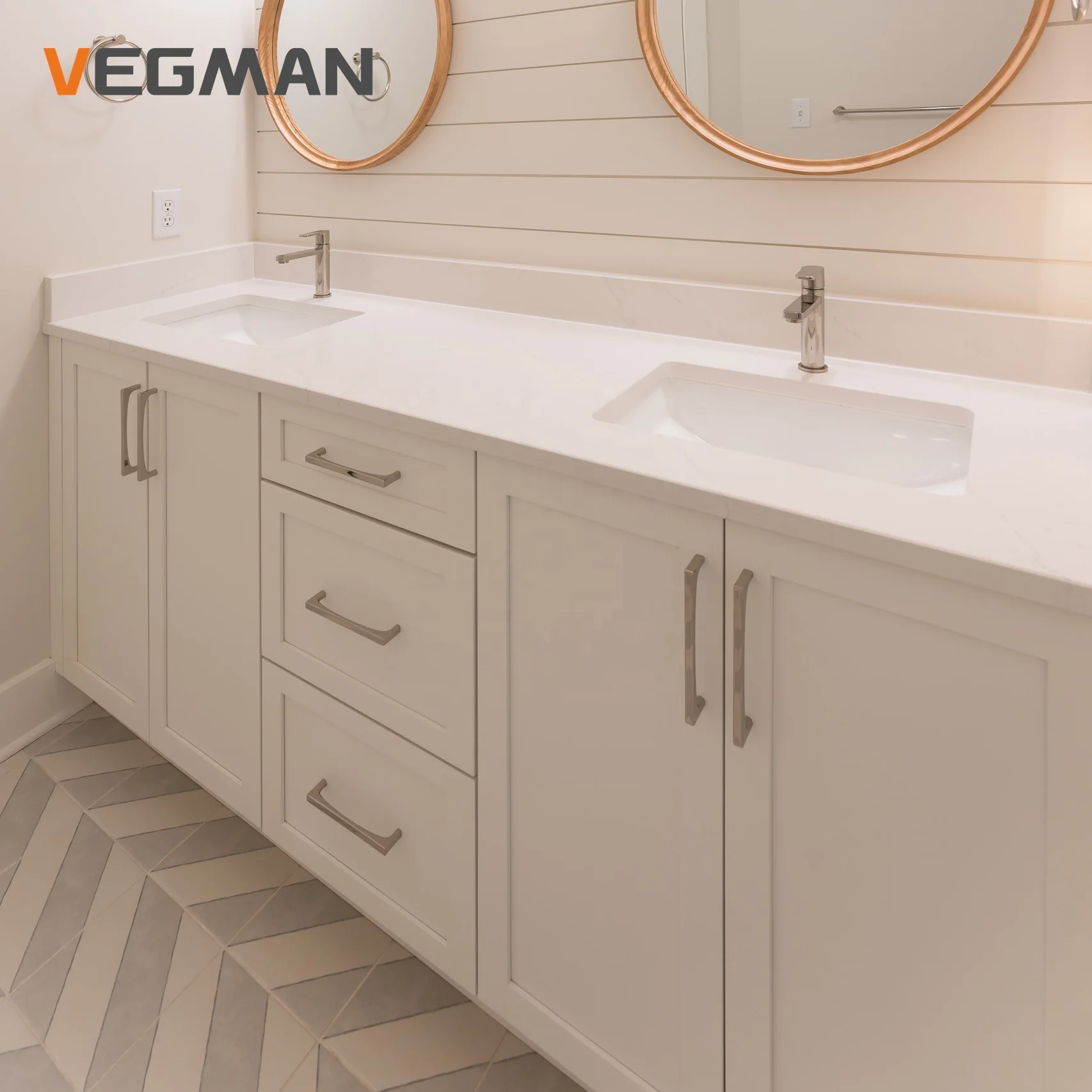 Contemporary Design Popular  Bathroom Vanities Sink Waterproof Bathroom Cabinet