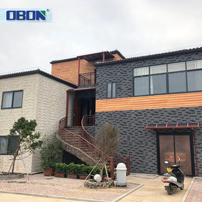 OBON Fast and Easy Constructional Prefabricated 3 Story House in Philippines Steel Structure Villas Hotel Sandwich Panel 3 Years