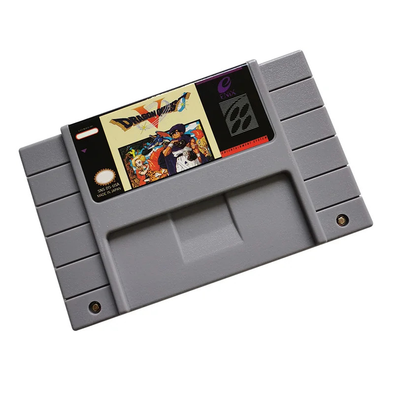 Ретро картридж для видеоигр «Dragon quest V» игровой консоли snes в ретро стиле классических игр