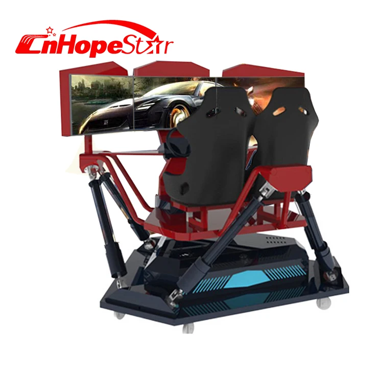 Взрослый любимый игровой автомат Гоночная машина/три экрана гоночный автомобиль симулятор с 6D видеоигры