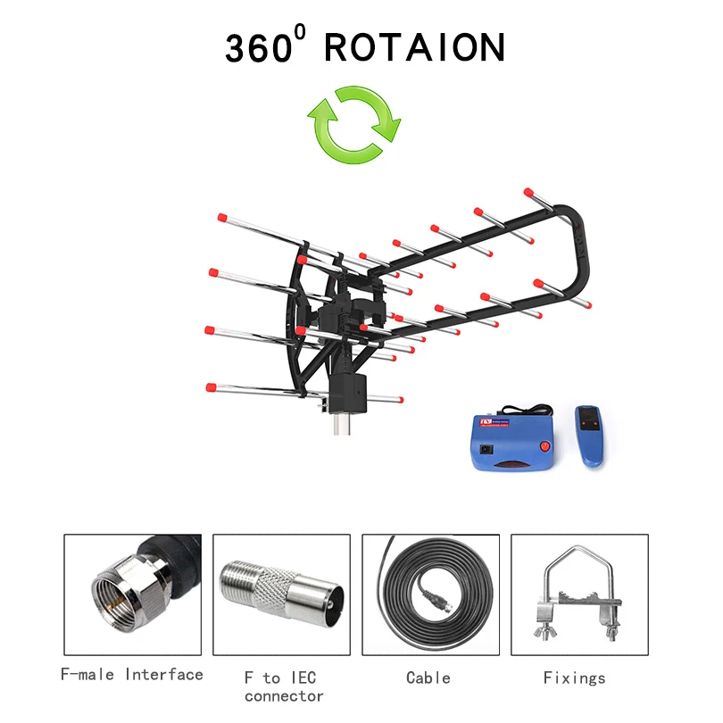 OEM/ODM Antenna Abandoning Pay TV Receiver Digital HDTV UHF VHF TV Antenna for Intelligent TV