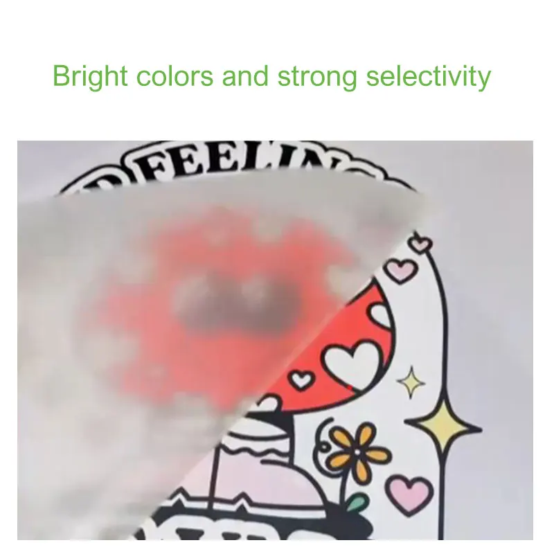 Qingyi 30cm 60CM*100M Single Sided DTF PET Film direct transfer film 75U thickness For XP600 L1800 I3200 4720 R1390 Printer