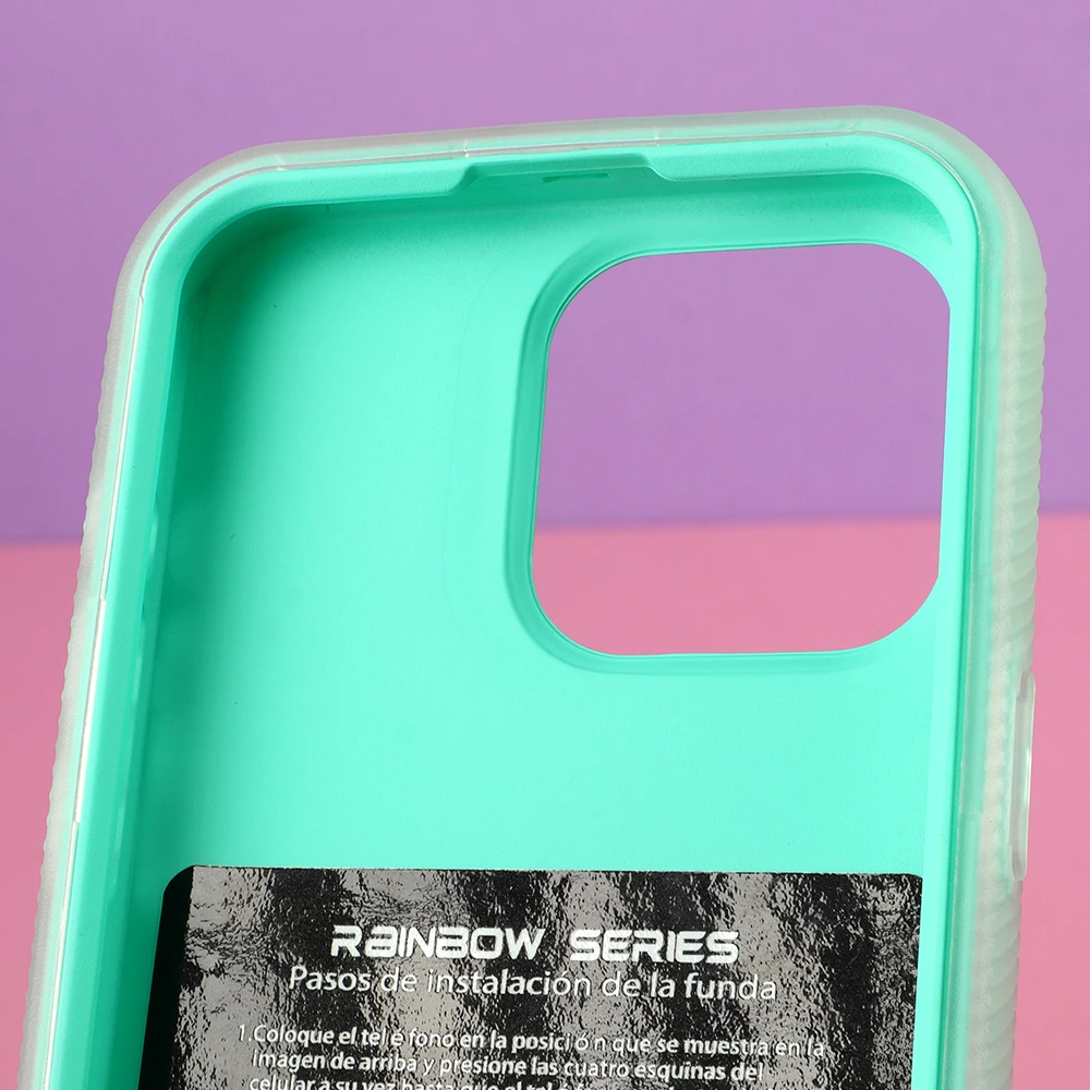 Somostel New Luxury Color Photo Frame Independent Skin Feeling TPU Mobile Phone Case Back Cover for iPhone 15 Pro Max HW SAM