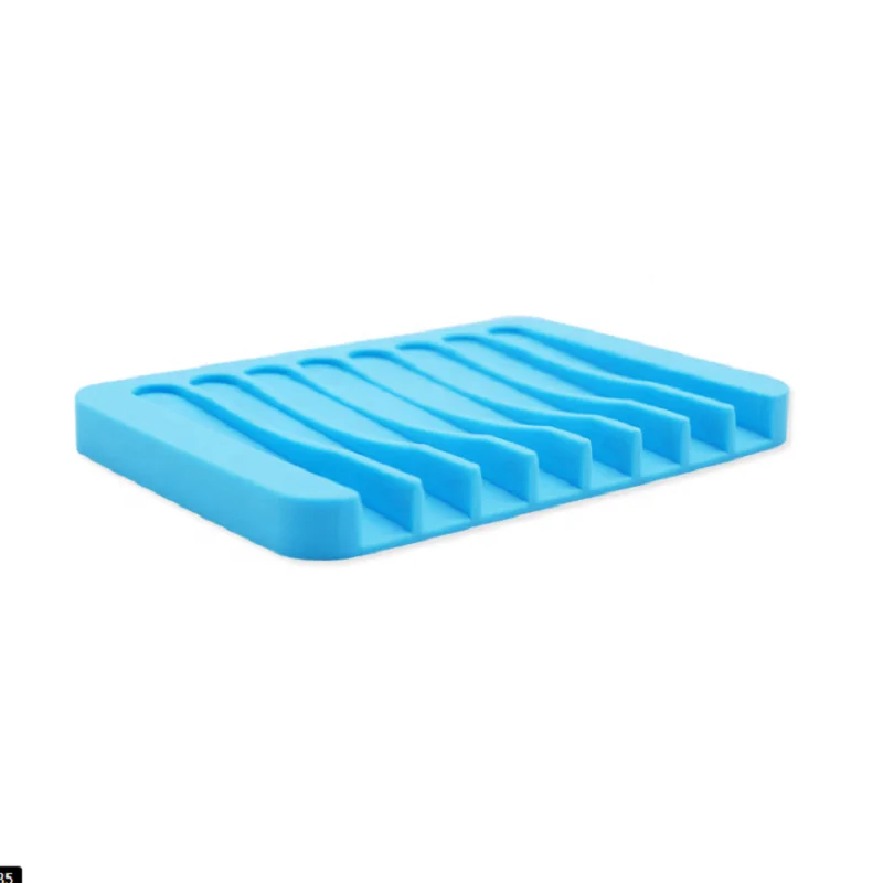 SHANGRONG OEM/ODM silicone Environmental friendly travel soap dish box rack with drainage tray