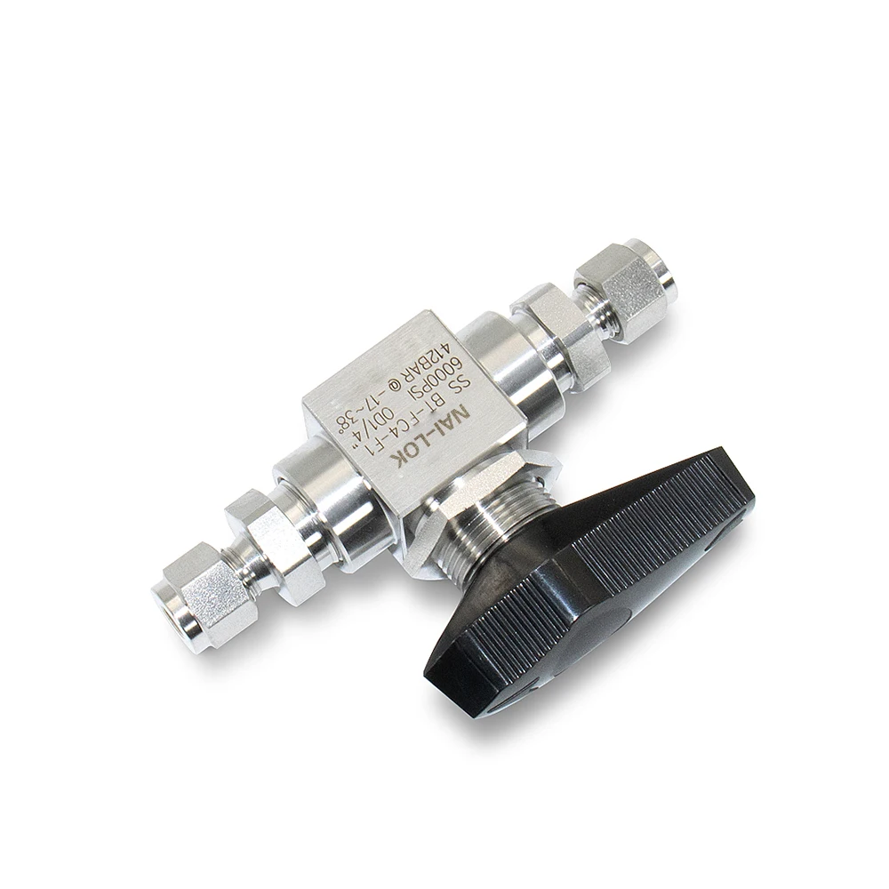 High Pressure 6000PSI Stainless Steel Ball Valve for CNG Gas 2 Way 3