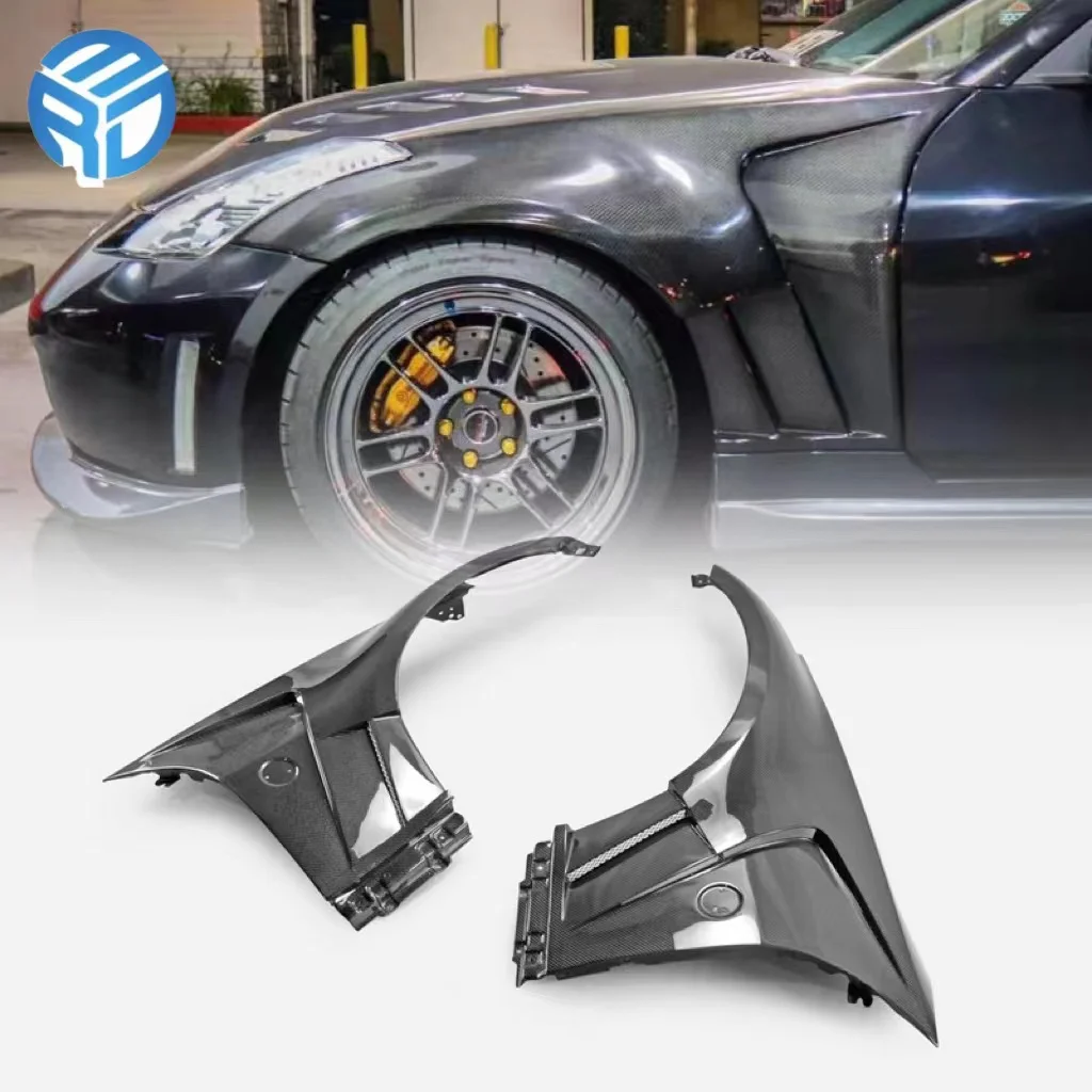 MRD carbon fiber fender For Nissan 350Z Z33 Nismo 3 fenders carbon fiber or FRP V1 V2