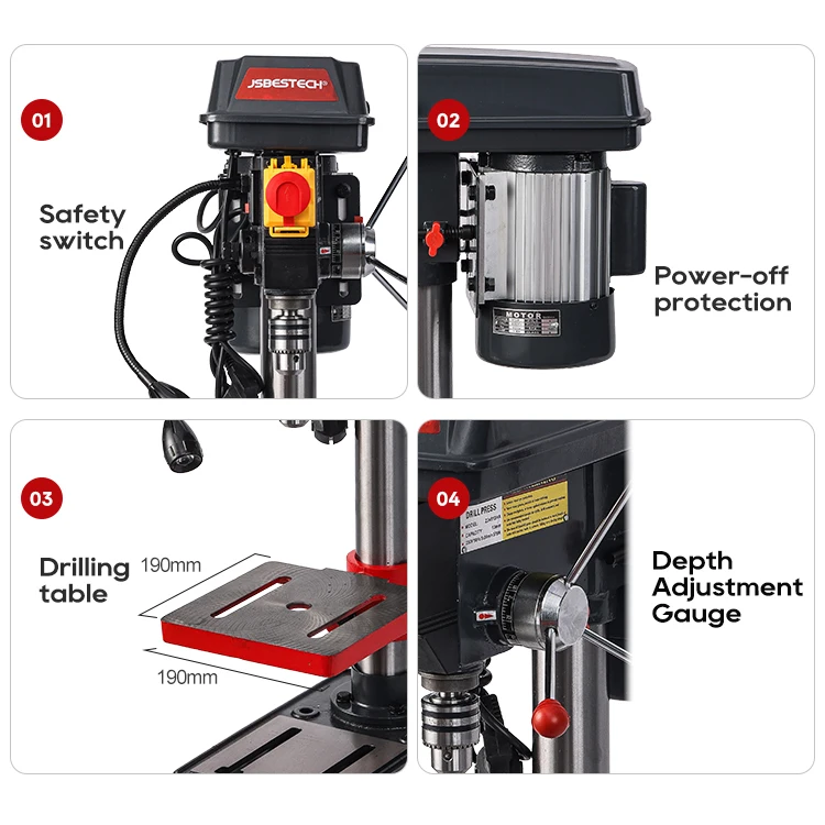 ZJ4113 Hot sale 250W 350W bench top mini drill machine