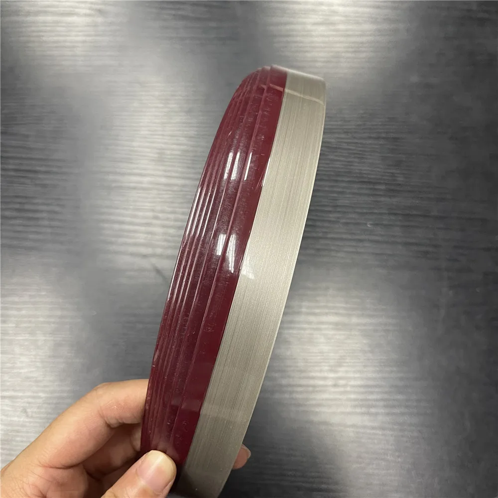 Furniture production accessories  Bi-colors Double Colors High Glossy Silver 3D Plastic Acrylic Edge Banding Tape