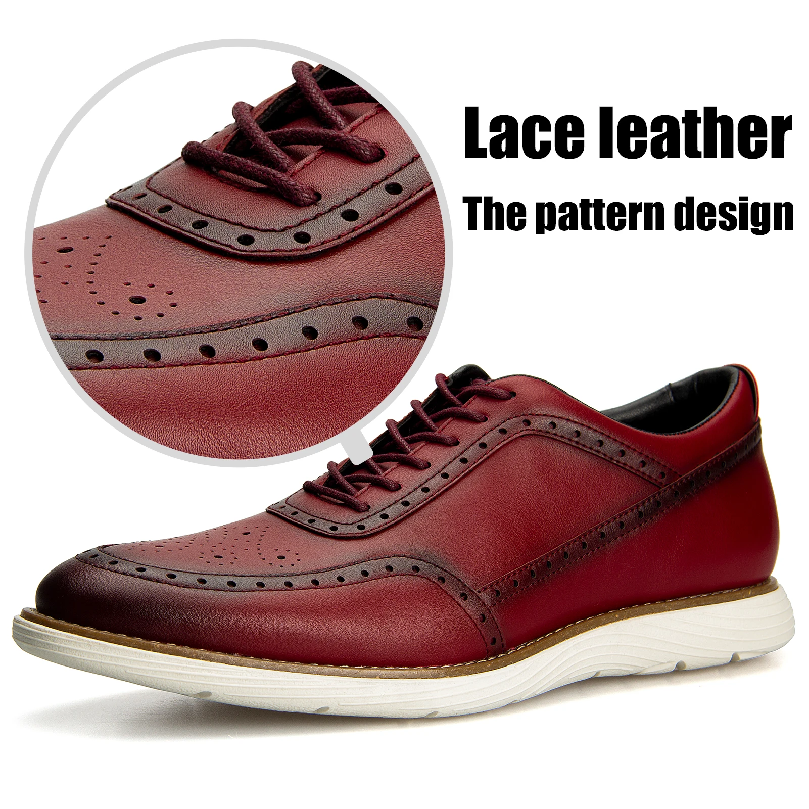 New Fashion Oxfords Classic Lace-up Leather Shoes for  Business Wedding Casual Fashion Men Loafers Patent Leatfor Men Formal  Dr