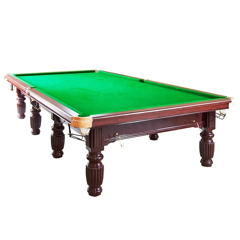 2021 factory price 12ft snooker table with quality slates and free light