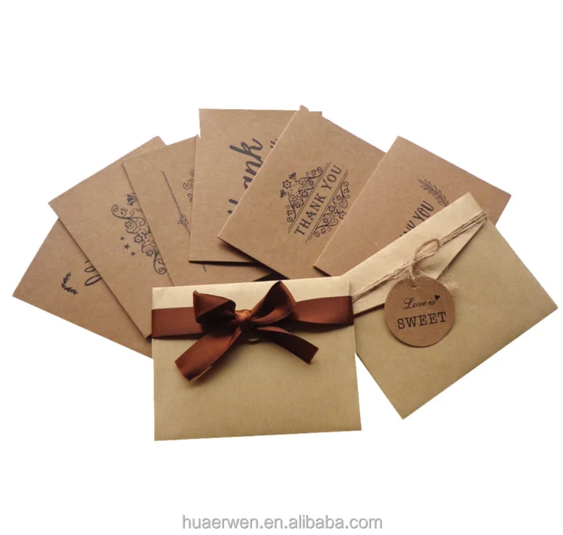 Customized gift cards and envelopes professional thank you for your purchase cards for shopping