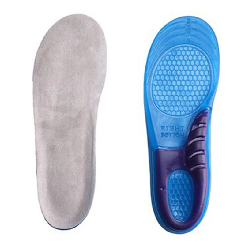 Sports Massaging Silicone Gel Insoles Arch Support Orthopedic Plantar Running Insoles For shoes