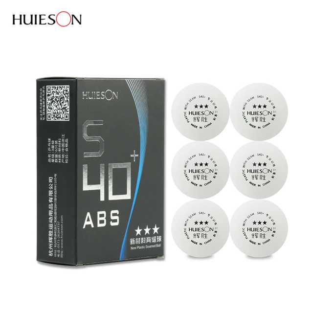 
HUIESON three stars Table Tennis New material S40+ box-packed OEM factory processing customization 