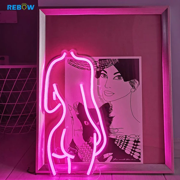 Rebow Drop shipping 12V Custom Made Electronics Bride To Be Til Death Love Live LED Flex Neon Sign Light