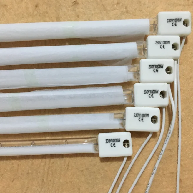 3000W IR ceramic heat lamp tube halogen oven quartz heater infrared lamp for pet blow molding