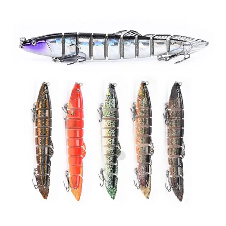 High Repurchase Rate Loach Eel Swimbait Mud Fish 14cm 21g  9 Segmented Lure Multi-joint Fish Lure Segment Fishing Lures