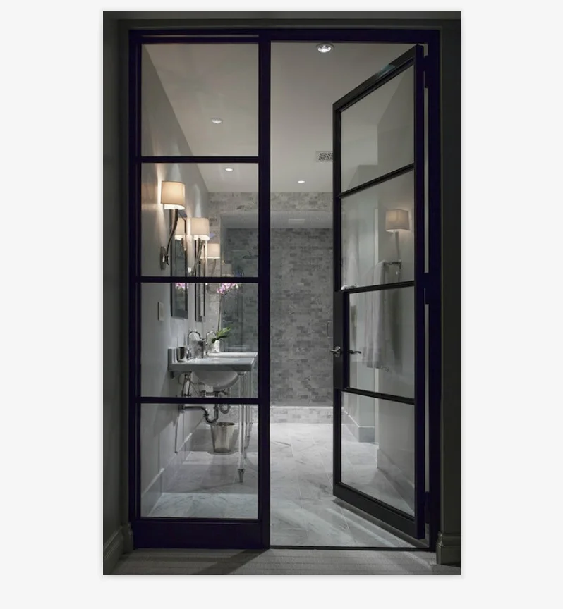 Industrial decorative wrought window grill design and customized partition exterior door