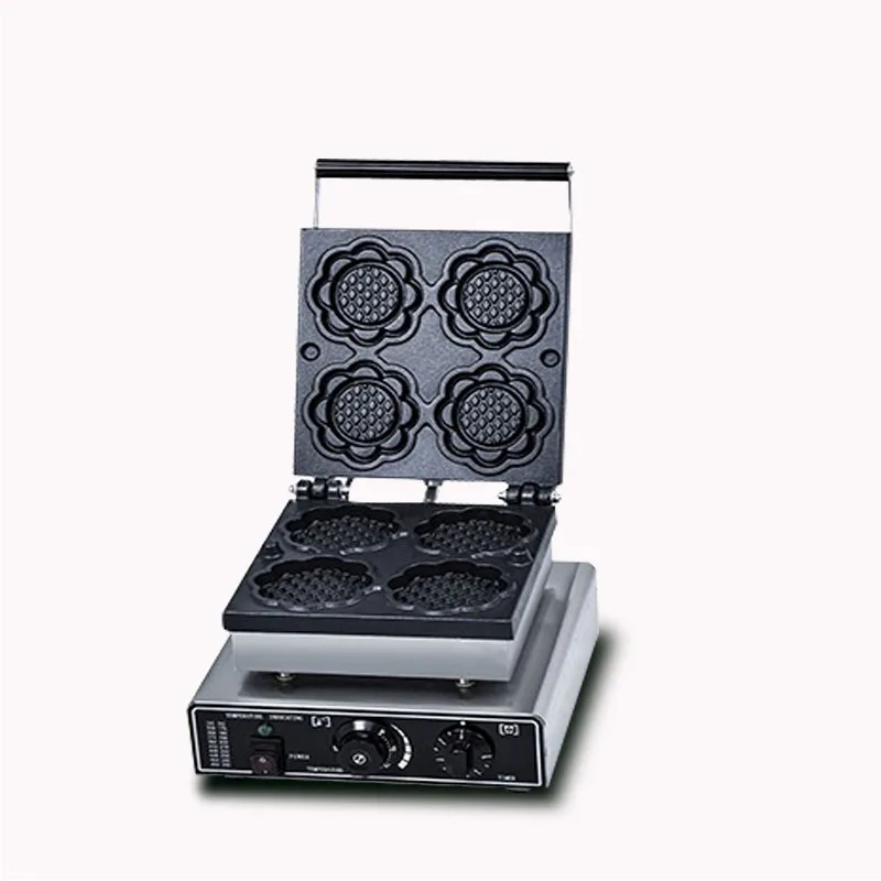 Commercial Multi Shaped Waffle Maker Thickened Stainless Steel Customized Waffle Maker Durable Long-lasting Waffle Machine