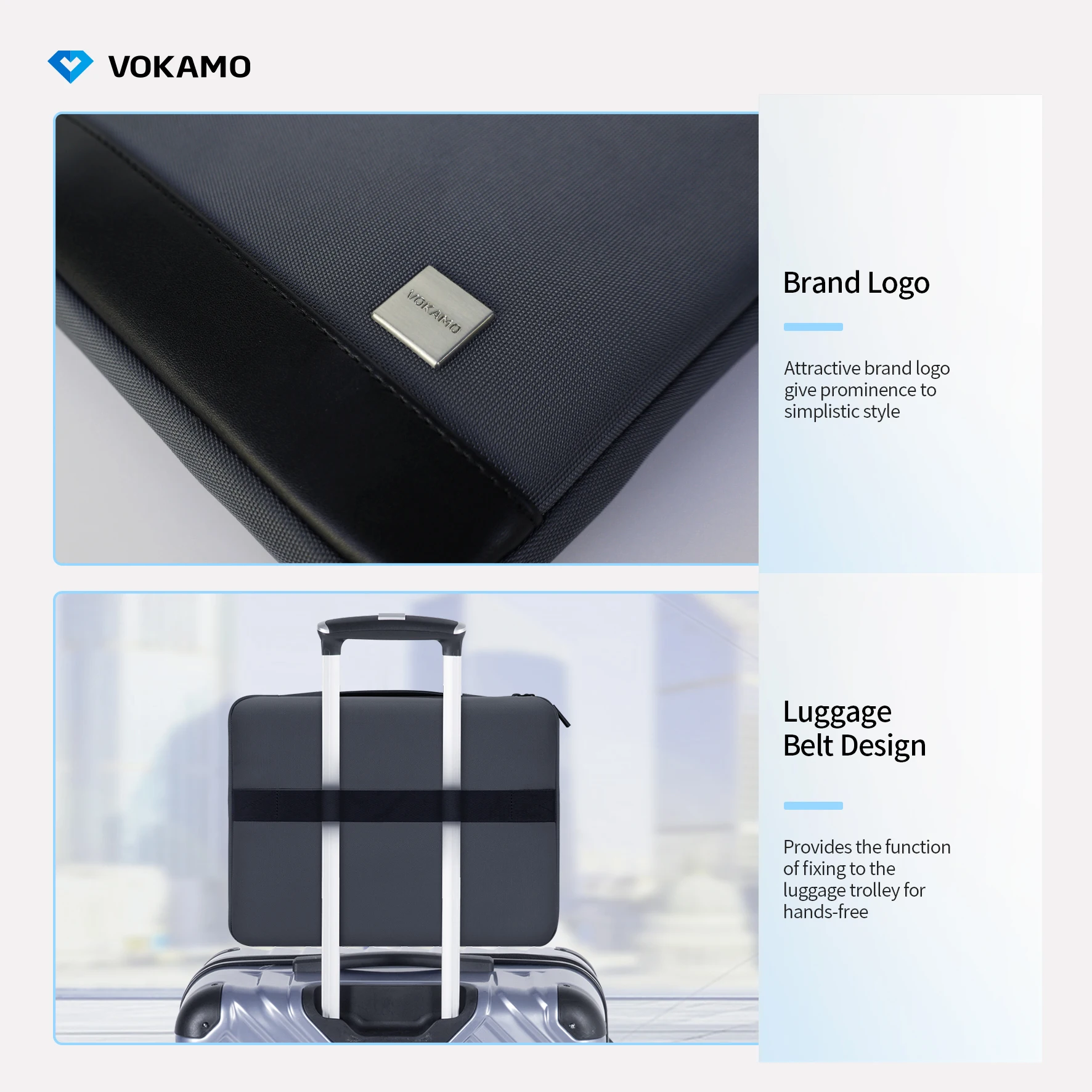 Outdoor Travel Hiking School Business Briefcases Office Notebook Interlayer Computer Laptop Bag for Work