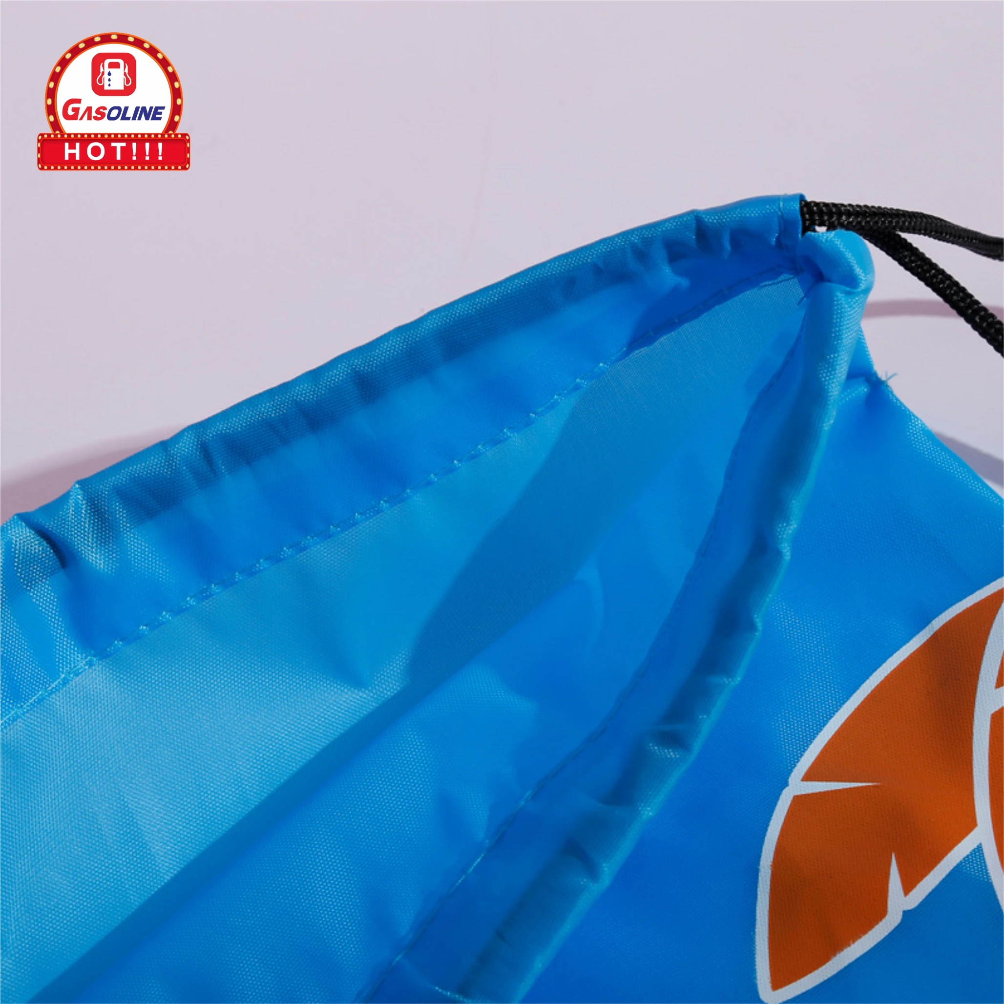 Customized Logo Promotional Recyclable Packaging Polyester Drawstring Bag