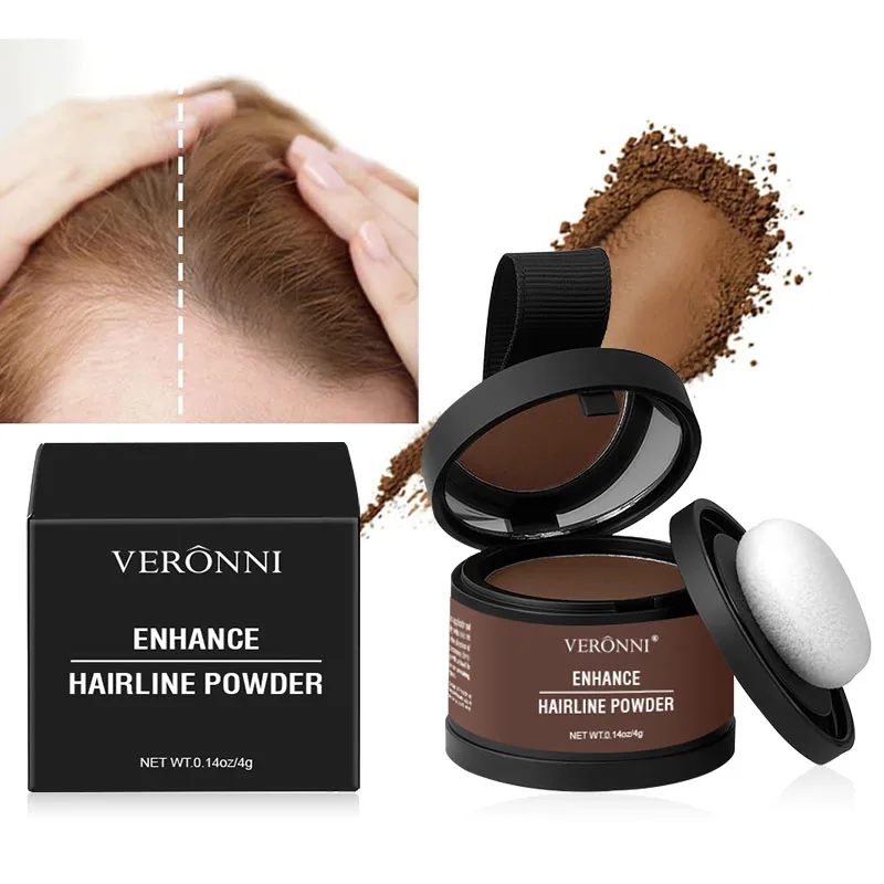 14 Color Waterproof Temporary Hair Root Touch Up Hairline Powder For Women Hairline Shadow Powder