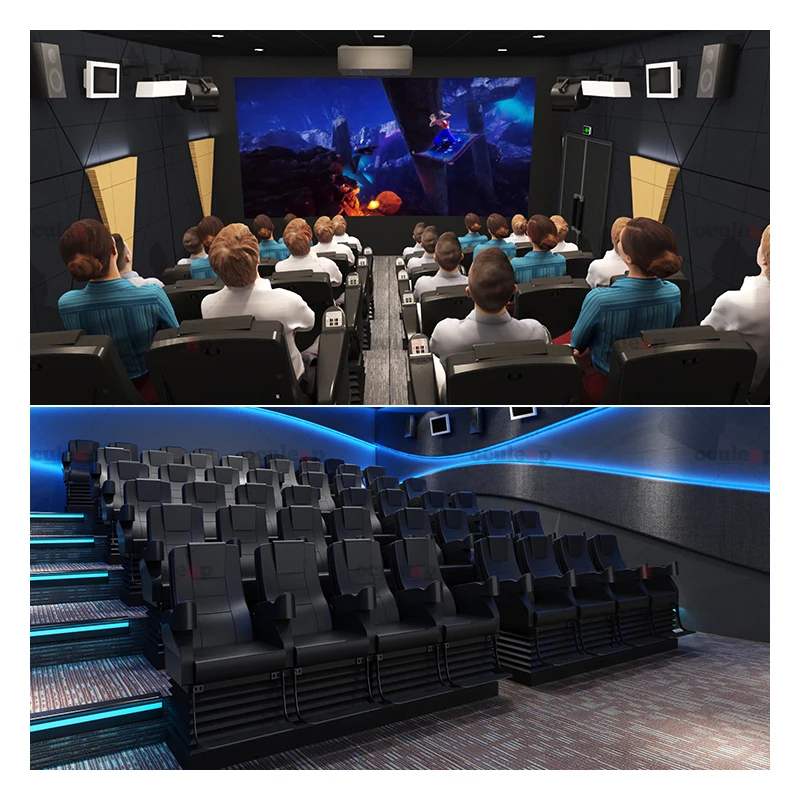 Oculeap 5D Cinema Virtual Reality Motion Chair Customized Factory VR Flying Simulator 7D 12D Multiplayer Flying Cinema