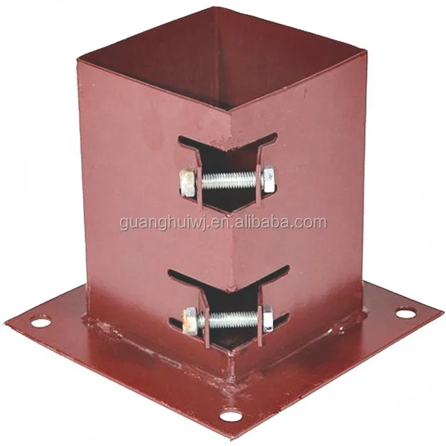 steel galvanized  pole anchor and pole plate