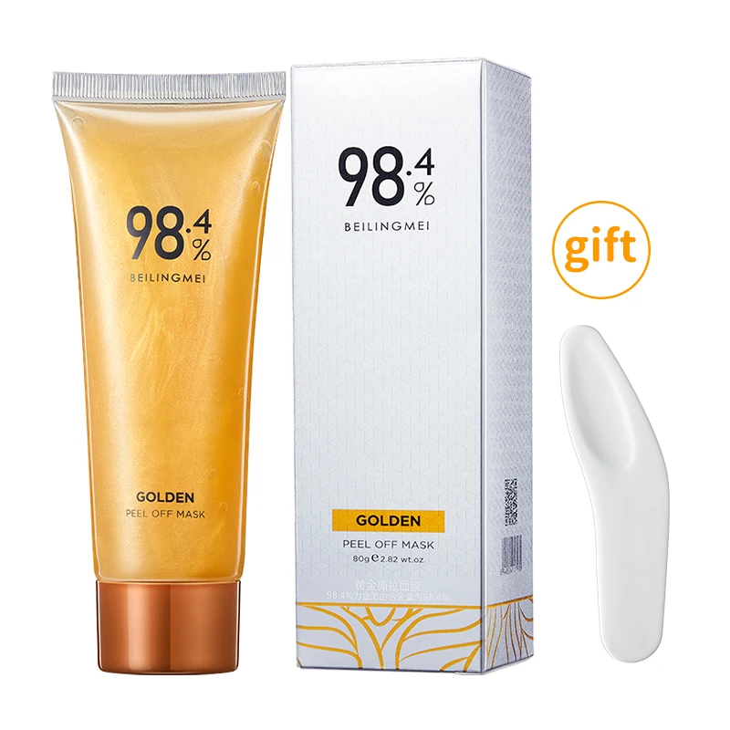 Private Label Anti Wrinkle and Moisturizing collagen peel off face mask 24k peel off gold facial mask