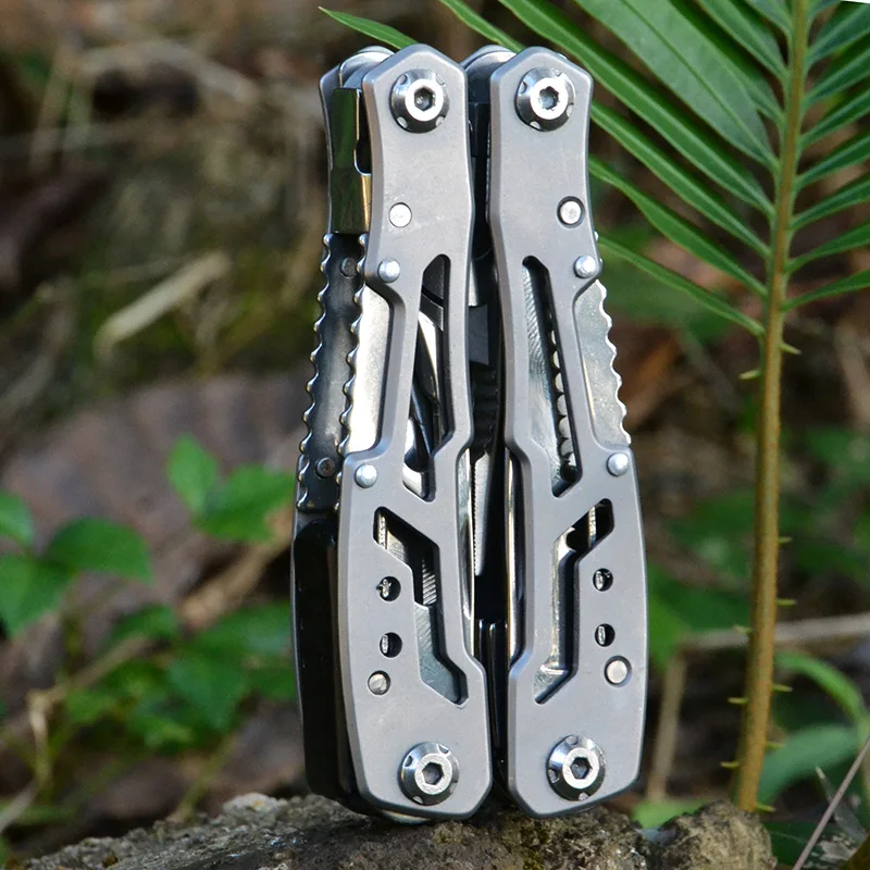 Multifunction Stainless Steel Multi-Tool Pocket Knife Pliers Mini Portable Folding Pliers