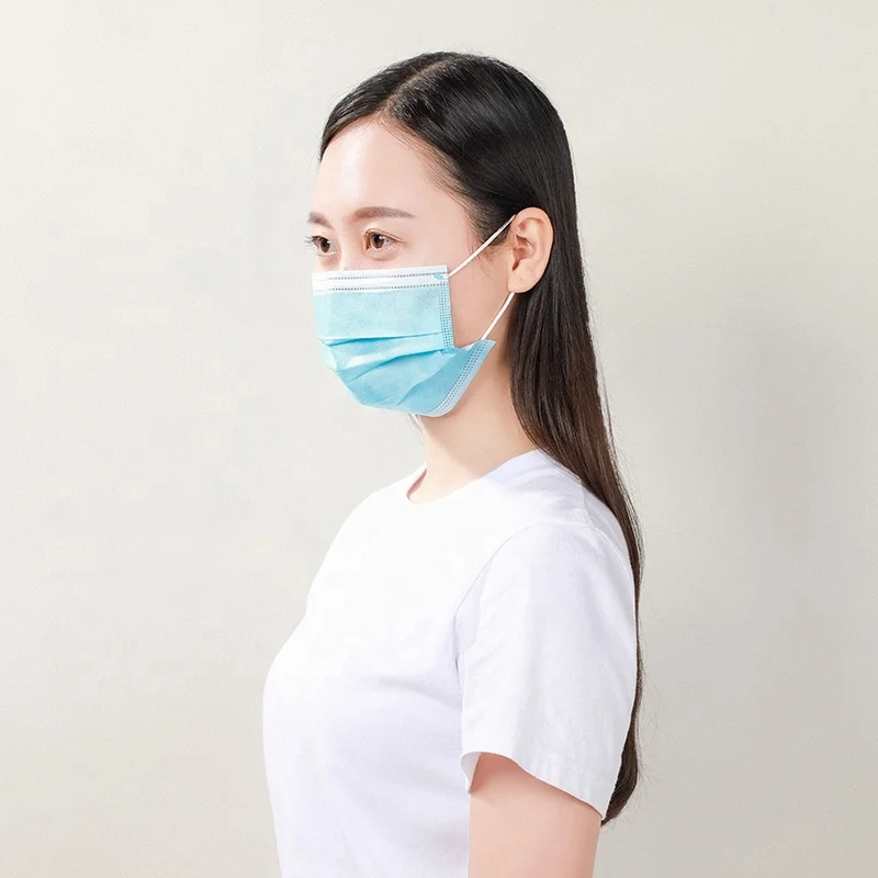 
More than 60 countries use Aicare Company 3 layer disposable face mask medical faces mask with earloops 