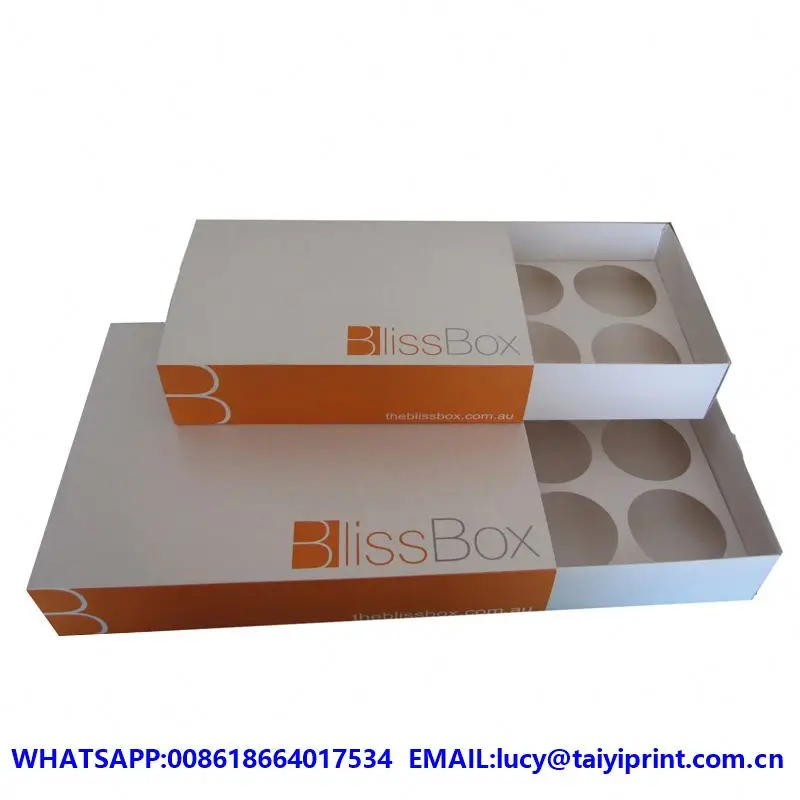 
Professional custom printing boxes cupcake 