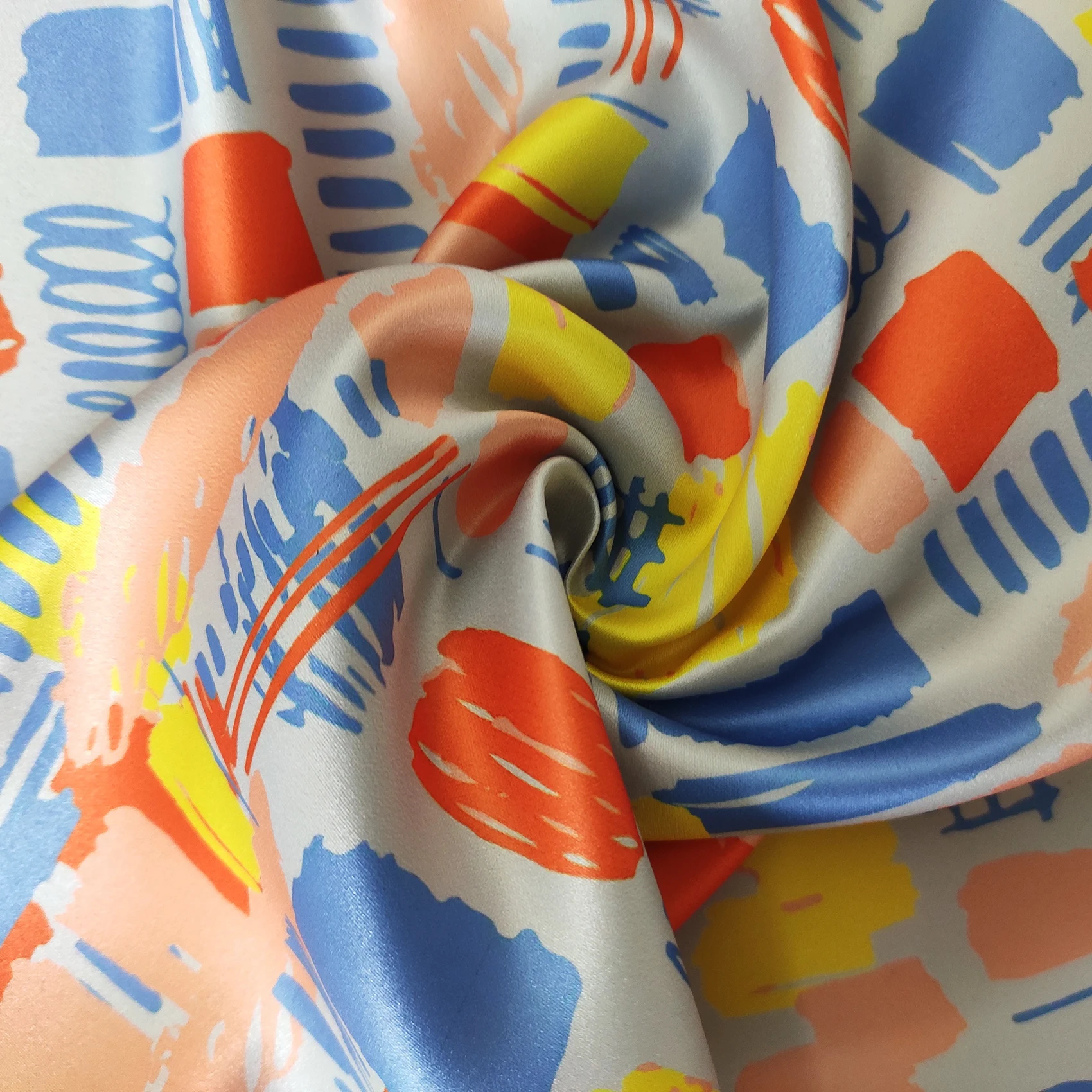 
Factory Organic Silk Fabrics Digital Printed 100% Pure Silk Georgette Fabric 