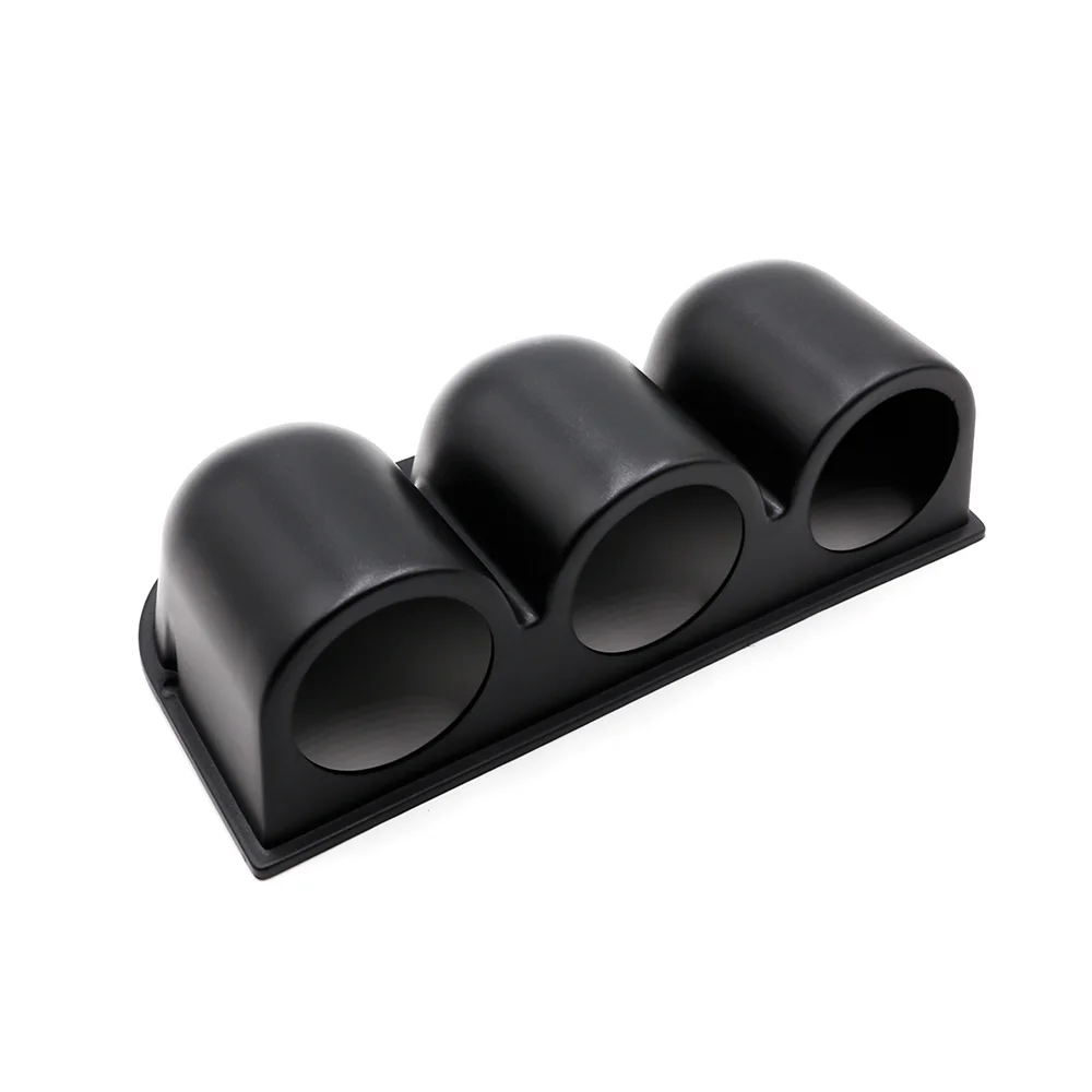 CNSPEED 2' 52mm Triple Gauge Pod Black ABS 3 Hole Car Meter Dash Mount Holder