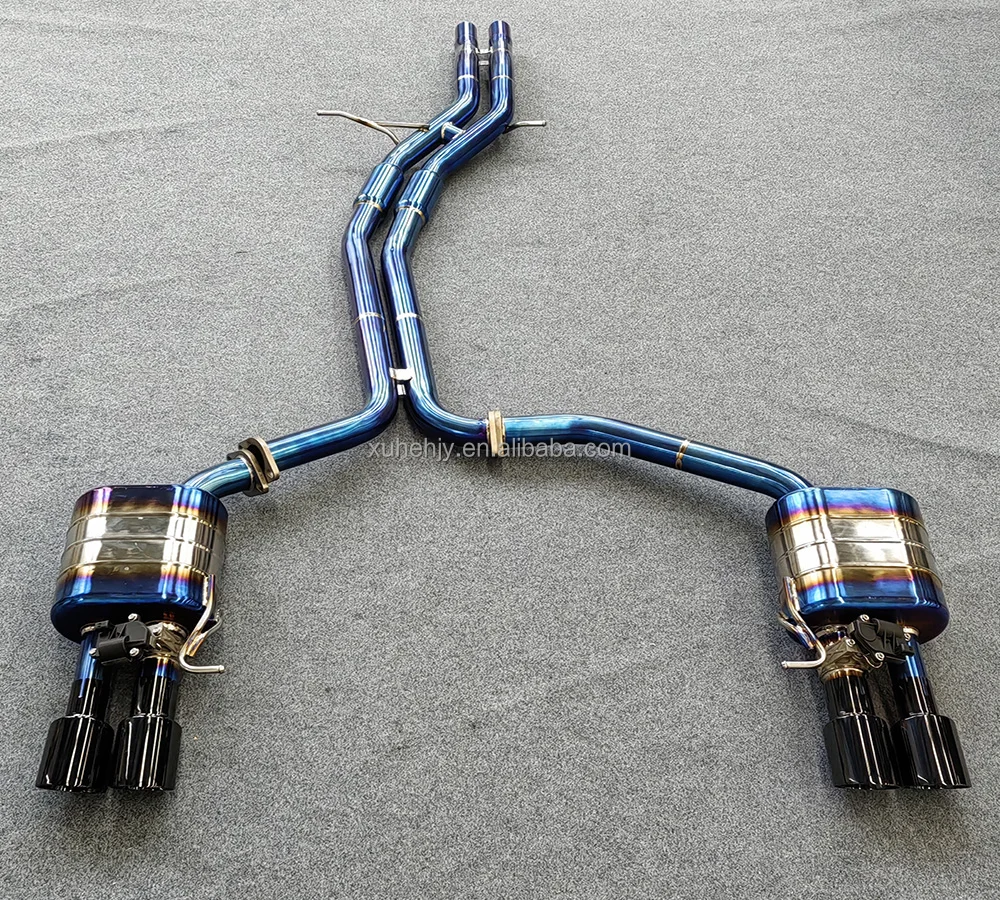 OEM титановая выхлопная система Catback для Audi S4/s5 B9 3 0 t 2019-2023 выхлопной трубы с электронным клапаном