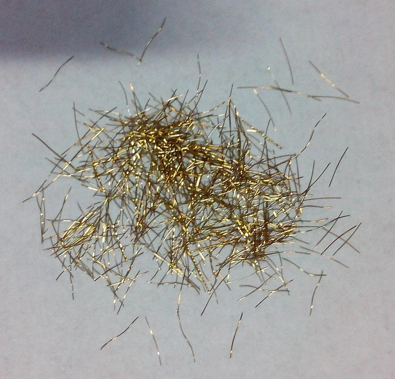 Micro Steel Fiber Ultra High Tensile sStrength 2850Mpa Copper coated Steel fiber for Concrete