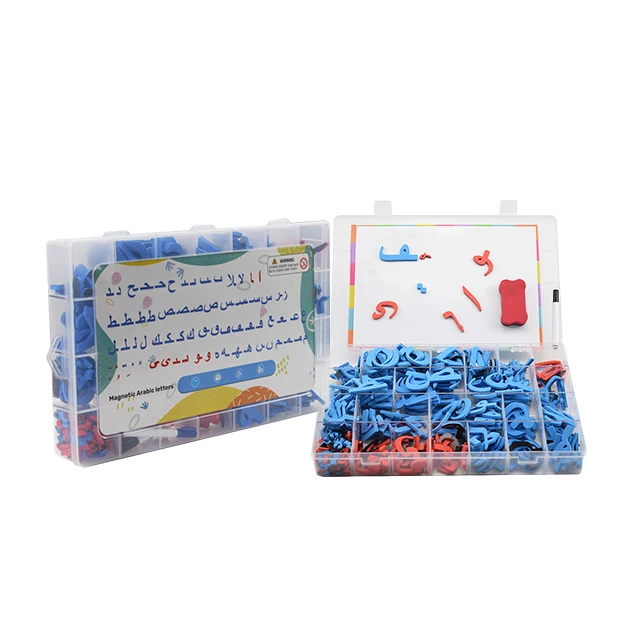 Wholesale Custom Early Educational Toys Baby Toys Arabic Letters Teaching Magnetic Arabic Alphabets For Kids