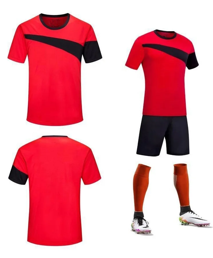 High quality custom soccer jerseys football kit full set 2020 cheap soccer uniform football t-shirt