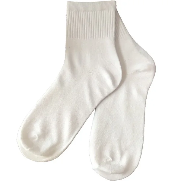 Custom Printing Polyester Sport White Sublimation Blank Crew Socks