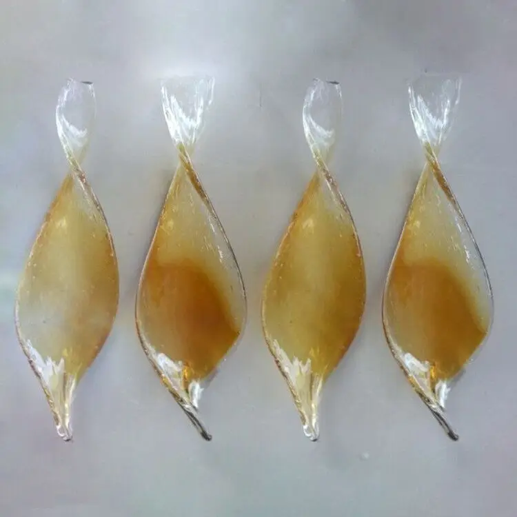 Ручной подвесной светильник из дутого стекла подвесные светильники с дизайном в виде листьев арт-декор для вестибюля отеля художественная люстра муранского освещение