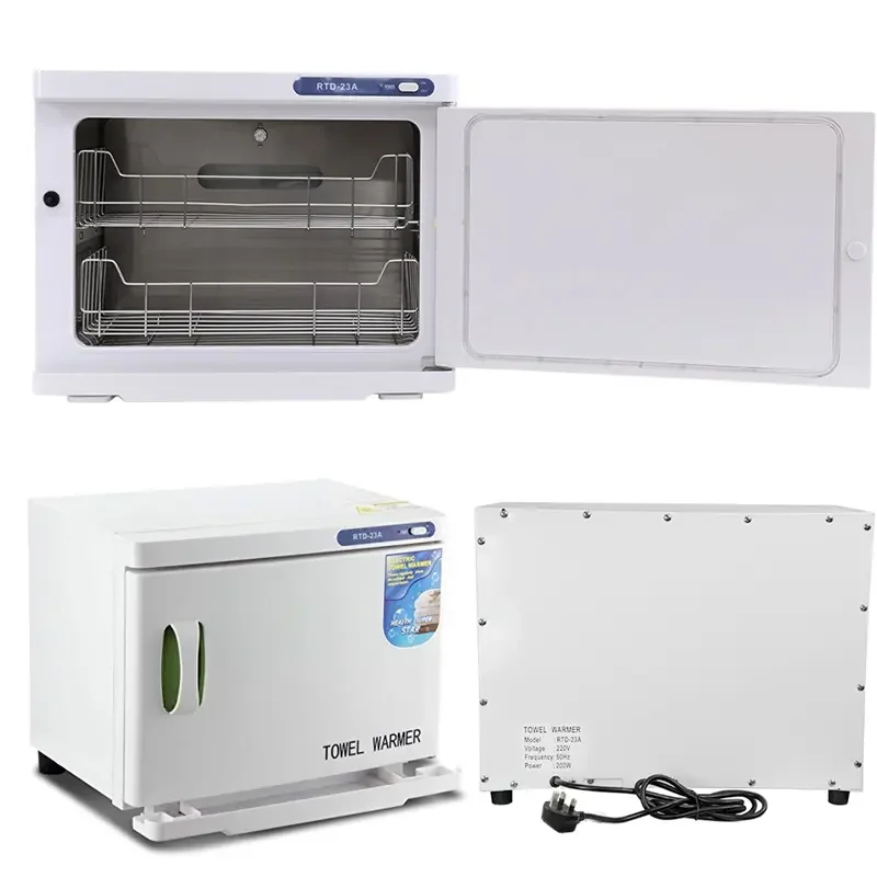 Hotsale Hair Salon Equipment 16L Heating Sterilizer Electric Hot Towel Warmer Ozone Disinfecting Tower Warmer Cabinet