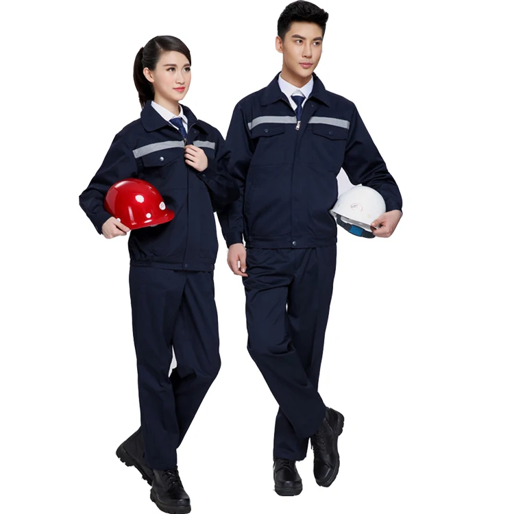 Workwear Men Women Long Sleeve Workmen Uniform Car His Vis Workshop Working Suit Mechanical Repairmen Overalls