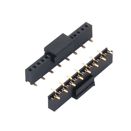Shenzhen factory pin male header female header pitch 2.54 mm 1.27mm 1mm pitch pin header smd single row