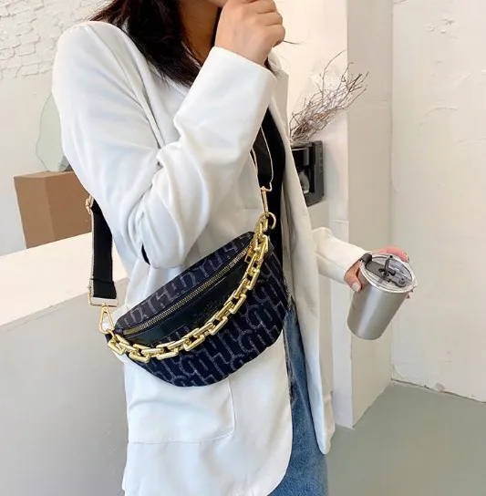 Wholesale Fanny Pack Women Pu Leather waterproof cash register business bag Fashion Waist Bag